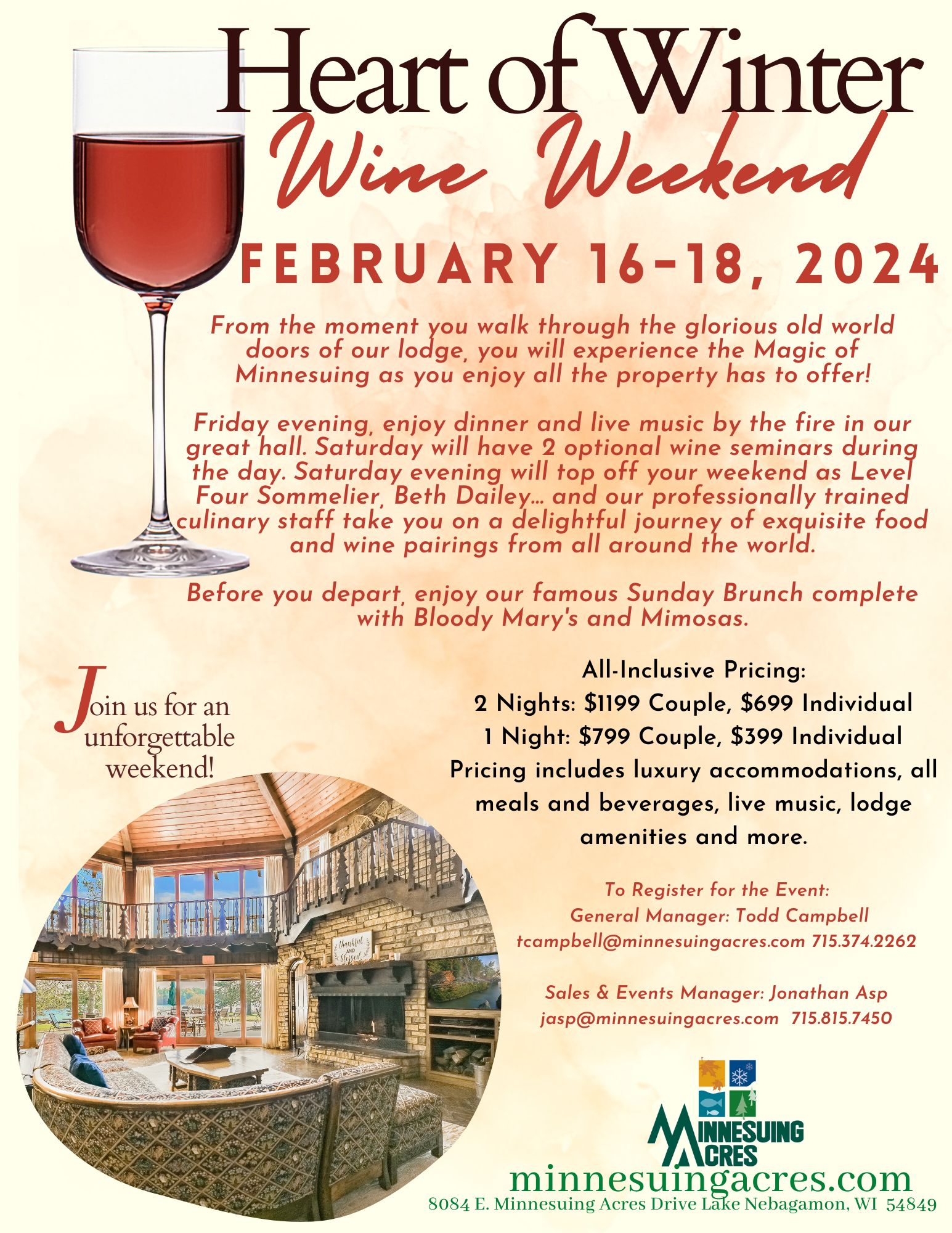 HEART OF WINTER WINE WEEKEND 2024