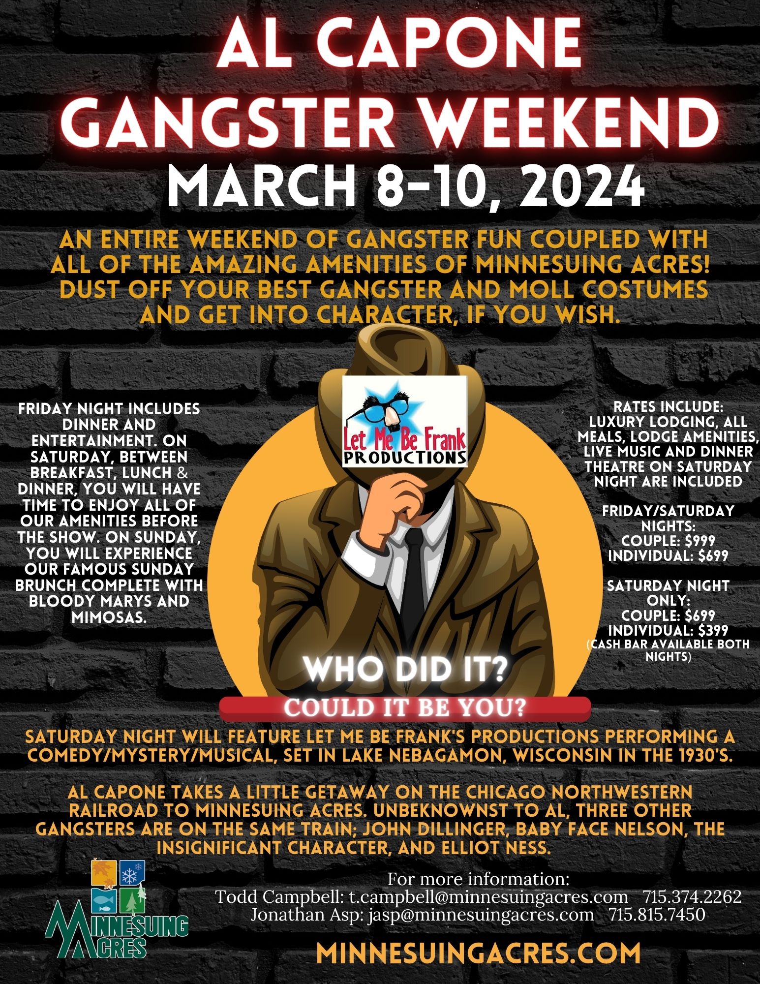 Al Capone Gangster Weekend 2024